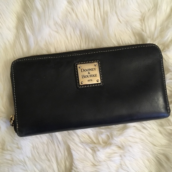 Dooney & Bourke Handbags - Dooney & Bourke Black Leather Wallet